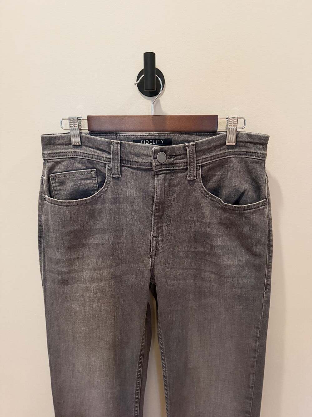 Fidelity Denim Jimmy Slim Strait Jeans Men's 31 Gray NWT